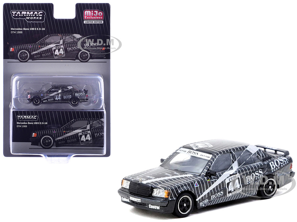 Mercedes-Benz 190 E 2.3-16 #44 Johnny Cecotto "Deutsche Tourenwagen Meisterschaft (DTM)" (1988) "Global64" Series 1/64 Diecast Model by Tarmac Works diecast model