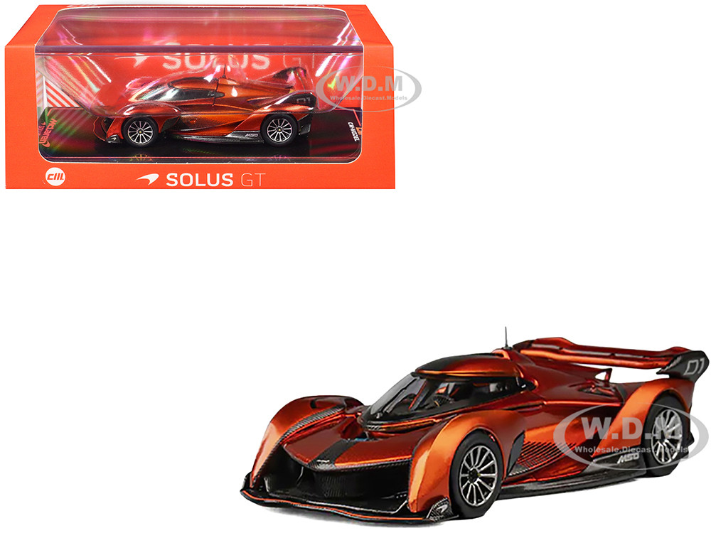 McLaren Solus GT Orange Metallic 1/64 Diecast Model Car by CM Model diecast model