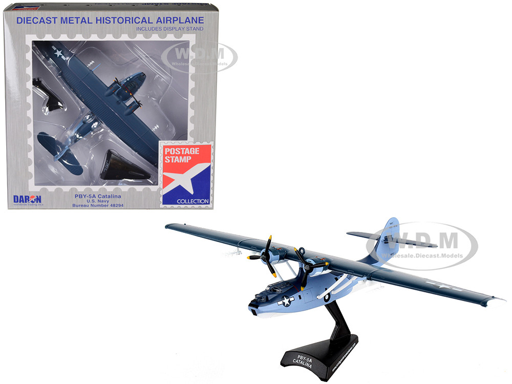 Consolidated PBY-5A Catalina Patrol Aircraft "Bureau Number 48294" United States Navy 1/150 Diecast Model Airplane by Postage Stamp diecast model