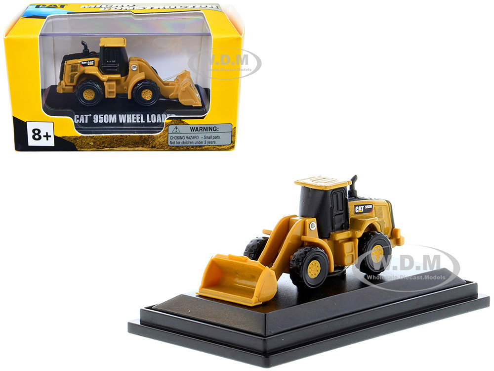CAT Caterpillar 950M Wheel Loader Yellow "Micro-Constructor" Series Diecast Model by Diecast Masters diecast model
