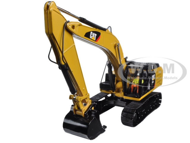 CAT Caterpillar 336E H Hybrid Hydraulic Excavator with Operator "Core Classics" Series 1/50 Diecast Model by Diecast Masters diecast model