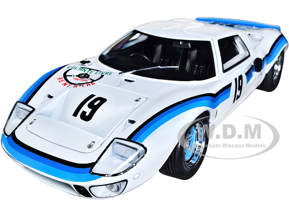 Ford GT40 MK.1 RHD (Right Hand Drive) #19 Emilio Marta "Angola Championship" (1973) "Competition" Series 1/18 Diecast Model Car by Solido diecast model