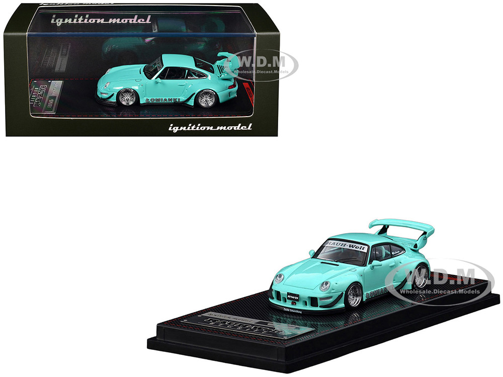 RWB 993 "Lomianki" Blue Green 1/64 Diecast Model Car by Ignition Model diecast model