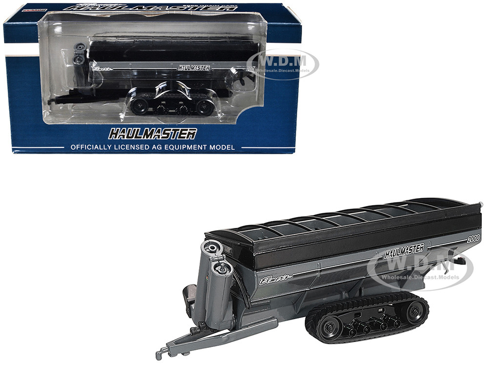 Elmer's Haulmaster 2000 Grain Cart with Tracks Gray 1/64 Diecast Model by SpecCast diecast model