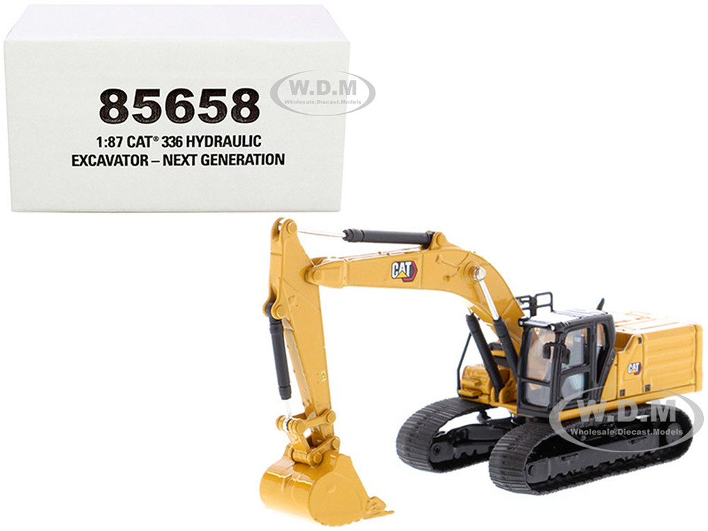 CAT Caterpillar 336 Next Generation Hydraulic Excavator "High Line" Series 1/87 (HO) Diecast Model by Diecast Masters diecast model