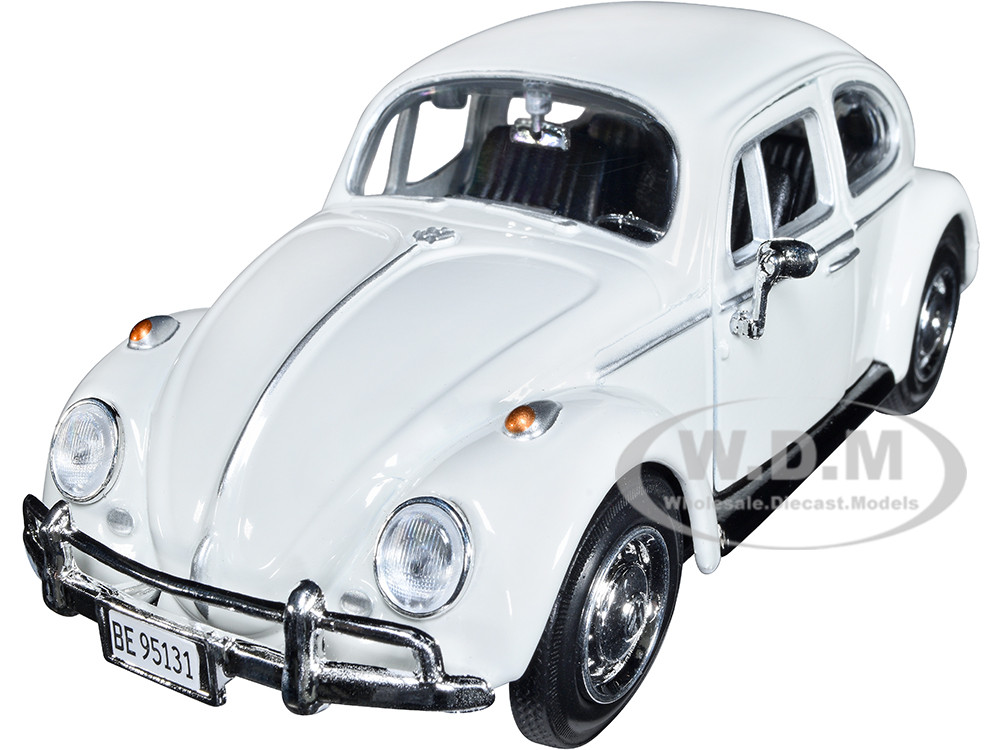 1966 Volkswagen Beetle White James Bond 007 "On Her Majesty's Secret Service" (1969) Movie "James Bond Collection" Series 1/24 Diecast Model Car by Motormax diecast model