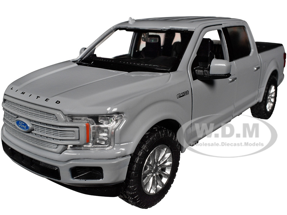 2019 Ford F-150 Limited Crew Cab Pickup Truck Gray "Timeless Legends" Series 1/24-1/27 Diecast Model Car by Motormax diecast model