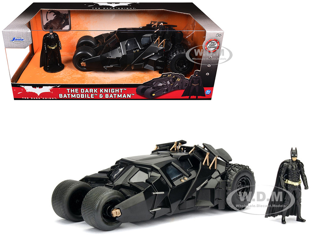 2008 "The Dark Knight" Tumbler Batmobile with Batman Diecast Figurine 1/24 Diecast Model Car  by Jada diecast model