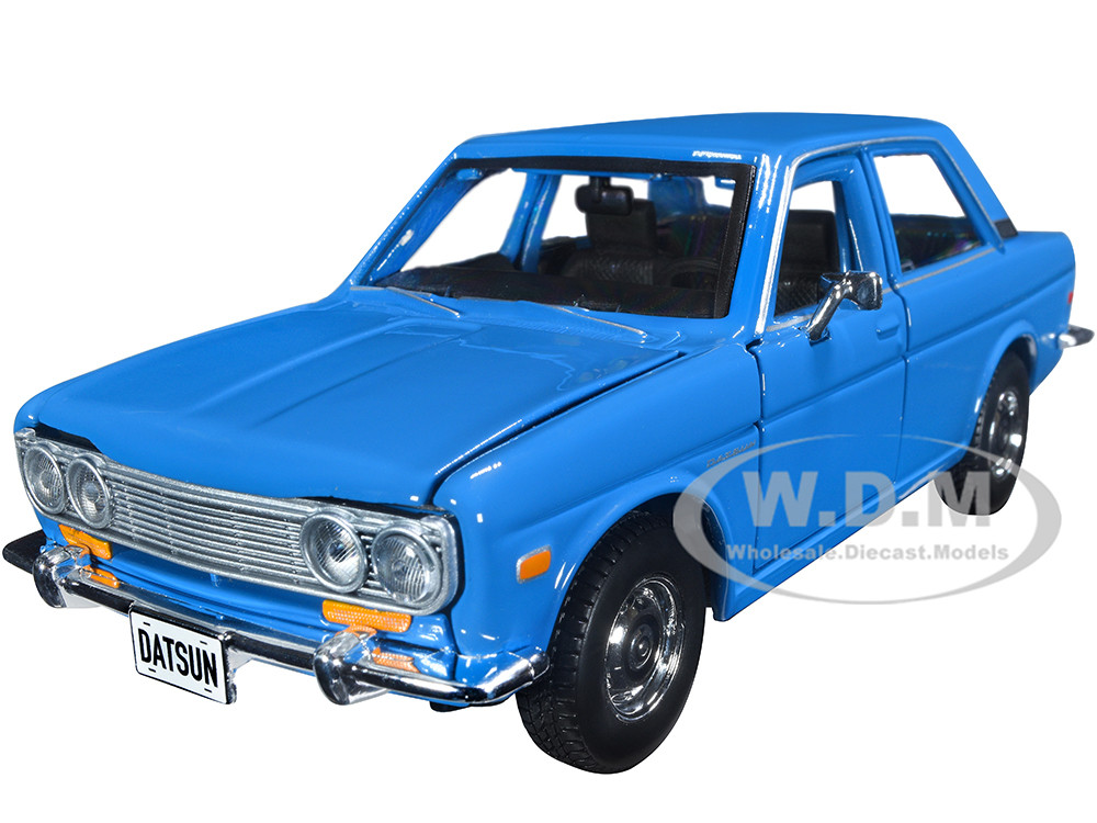 1971 Datsun 510 Blue "Special Edition" 1/24 Diecast Model Car by Maisto diecast model