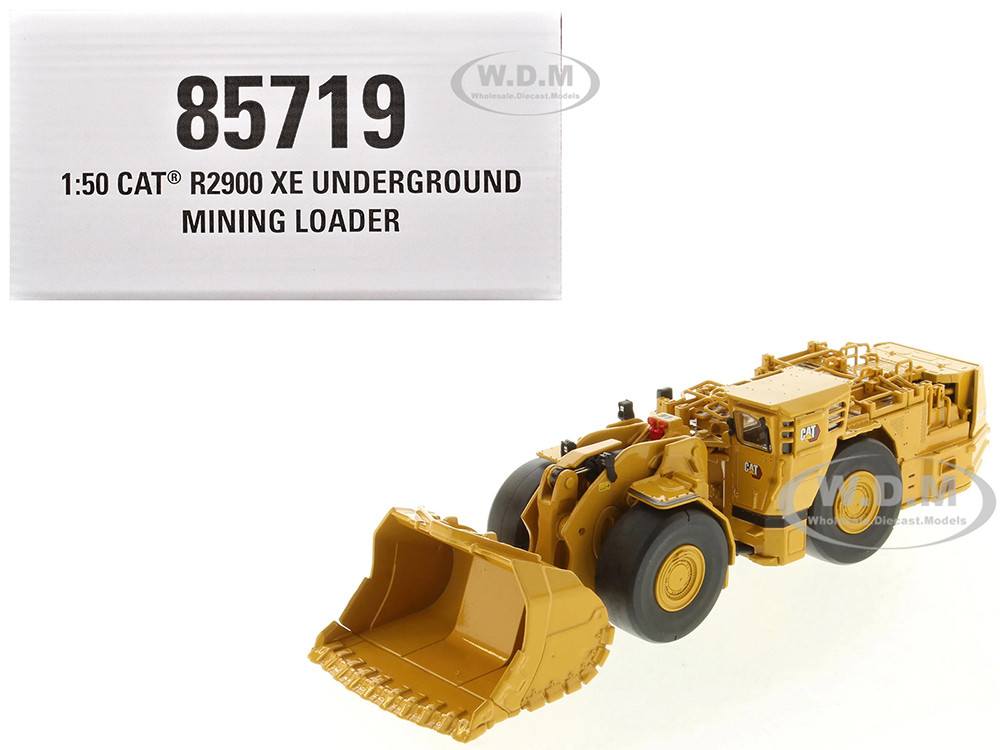 CAT Caterpillar R2900 XE Underground Mining Loader Yellow "High Line Series" 1/50 Diecast Model by Diecast Masters diecast model