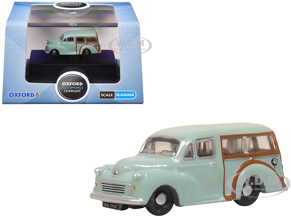 Morris Minor Traveller Smoke Gray 1/148 (N) Scale Diecast Model Car by Oxford Diecast diecast model