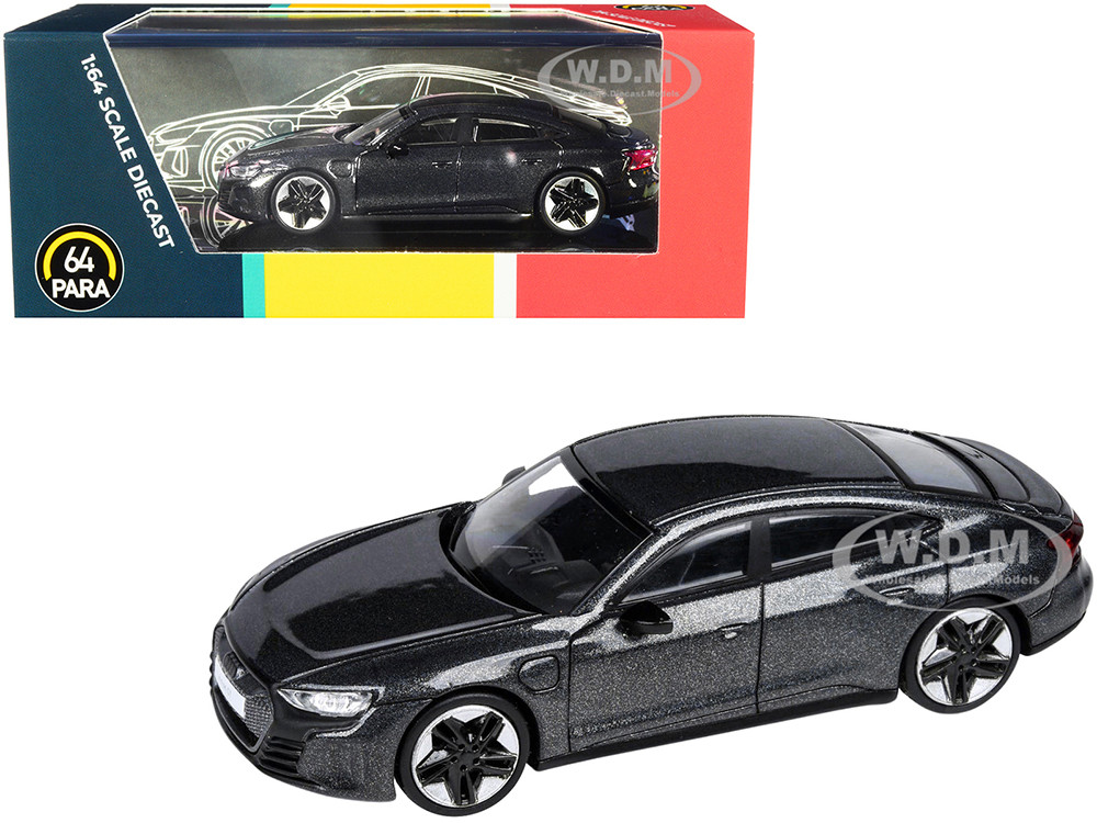Audi RS e-tron GT Daytona Gray Metallic 1/64 Diecast Model Car by Paragon Models diecast model