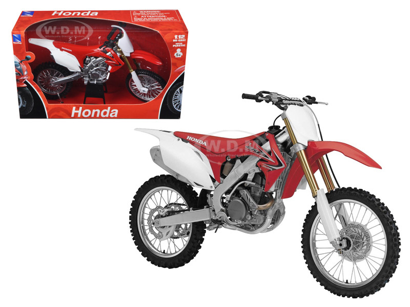 2012 Honda CR 250R Red 1/12 Diecast Motorcycle Model by New Ray diecast model