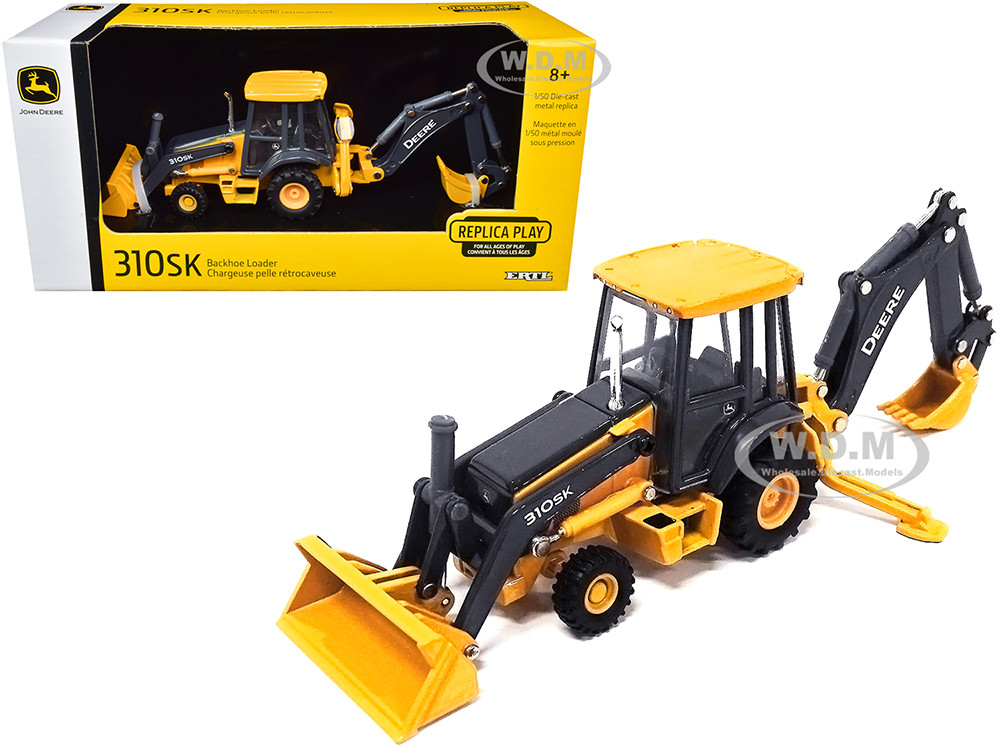 John Deere 310SK Backhoe Loader "Prestige Collection" 1/50 Diecast Model by ERTL TOMY diecast model