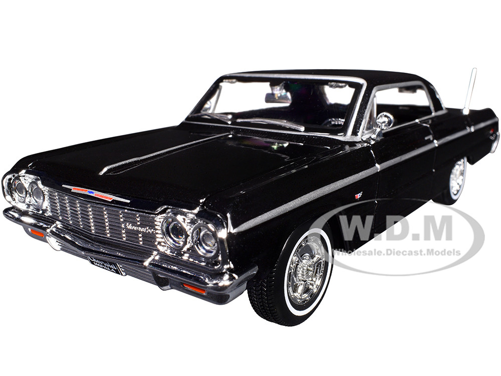 1964 Chevrolet Impala SS Black "Special Edition" Series 1/26 Diecast Model Car by Maisto diecast model