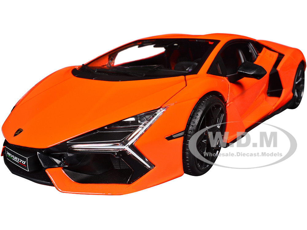 Lamborghini Revuelto Orange "Special Edition" Series 1/18 Diecast Model Car by Maisto diecast model