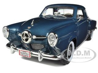 1950 Studebaker Champion Blue Metallic 1/18 Diecast Model Car by Road Signature diecast model