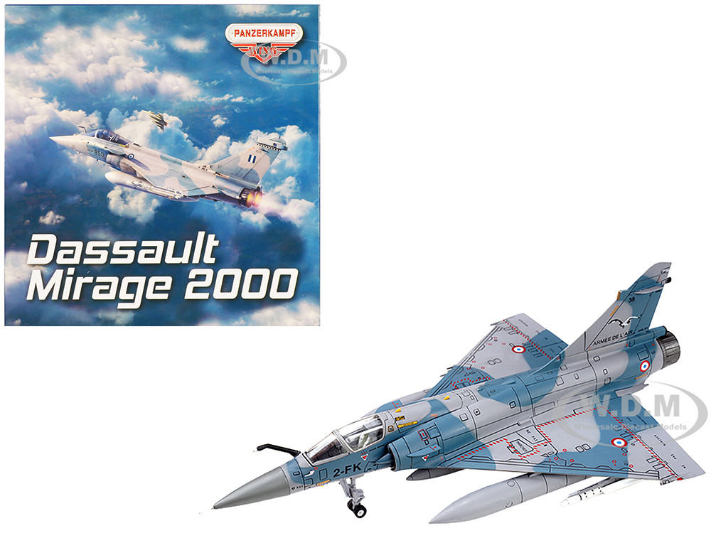 Dassault Mirage 2000-5F Fighter Aircraft "2-FK, Cigognes" French Air Force "Wing" Series 1/72 Diecast Model by Panzerkampf diecast model
