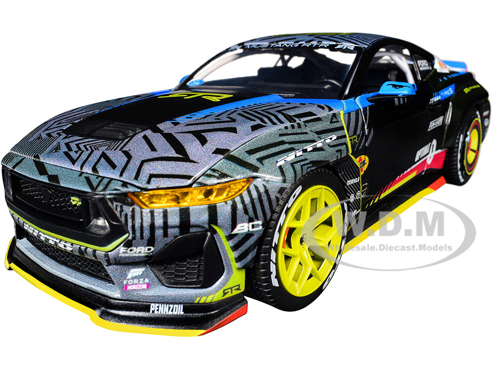 Ford Mustang RTR #25 Vaughn Gittin Jr. "Formula Drift PRO Championship" (2025) with Lights "RTR Vehicles" Series 1/24 Diecast Model Car by Jada diecast model