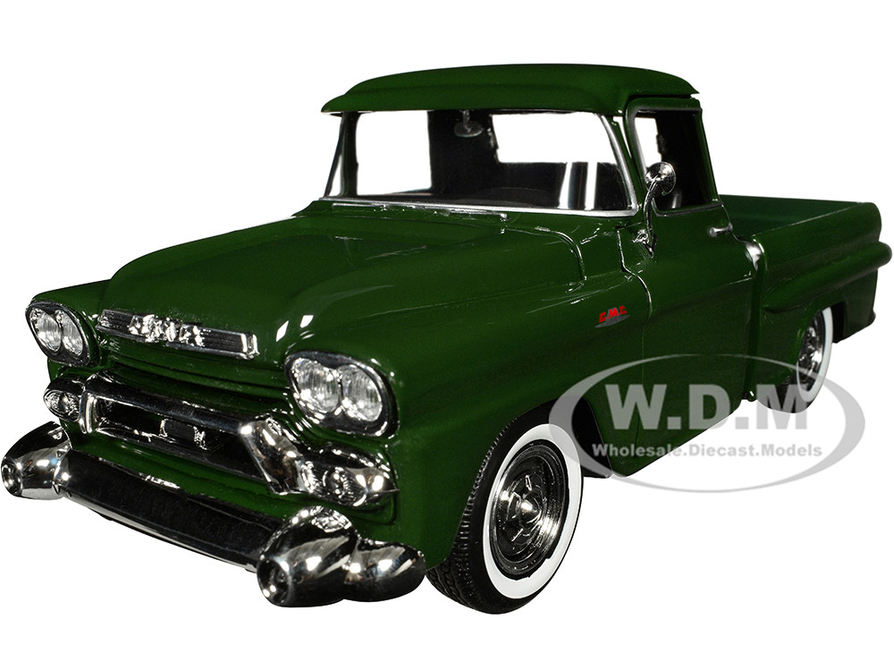 1958 GMC 100 Wideside Pickup Truck Green "Timeless Legends" Series 1/24 Diecast Model Car by Motormax diecast model
