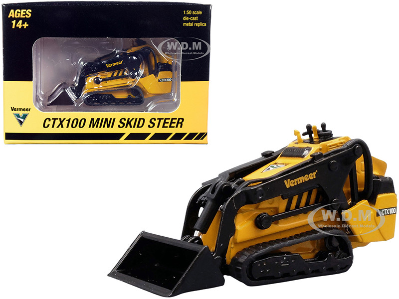 Vermeer CTX100 Mini Skid Steer Loader 1/50 Diecast Model by SpecCast diecast model
