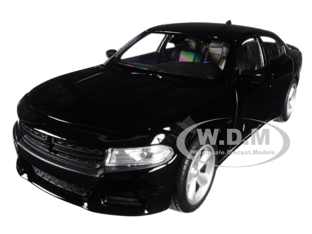 2016 Dodge Charger R/T Black "NEX Models" 1/24-1/27 Diecast Model Car by Welly diecast model
