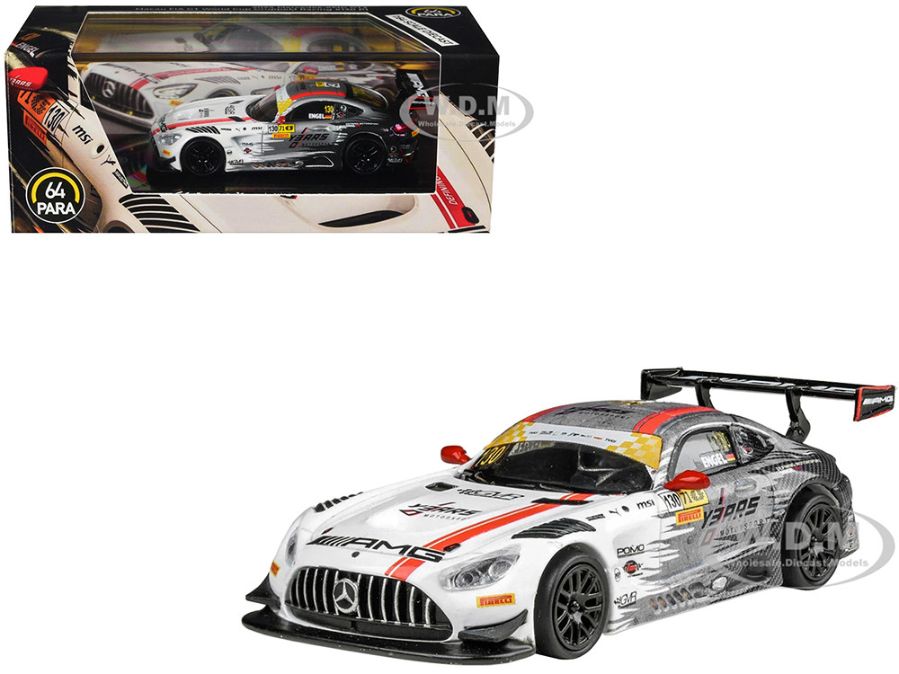 Mercedes-AMG GT3 #130 Maro Engel "GruppeM Racing" Winner "Macau GT Cup - FIA GT World Cup" (2024) 1/64 Diecast Model Car by Paragon Models diecast model