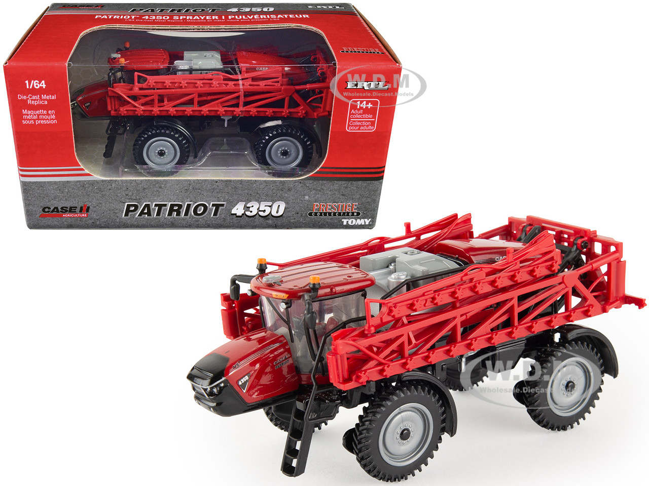 Case IH Patriot 4350 Sprayer Red "Case IH Agriculture" 1/64 Diecast Model by ERTL TOMY diecast model