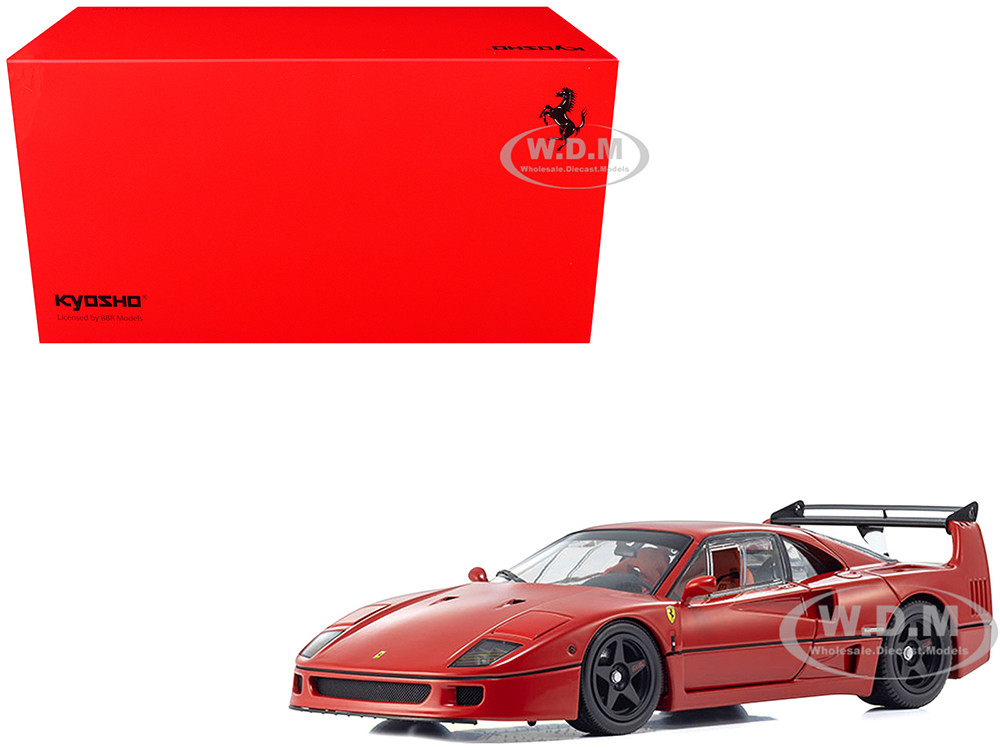 Ferrari F40 Light Weight LM Wing Red 1/18 Diecast Model Car by Kyosho diecast model
