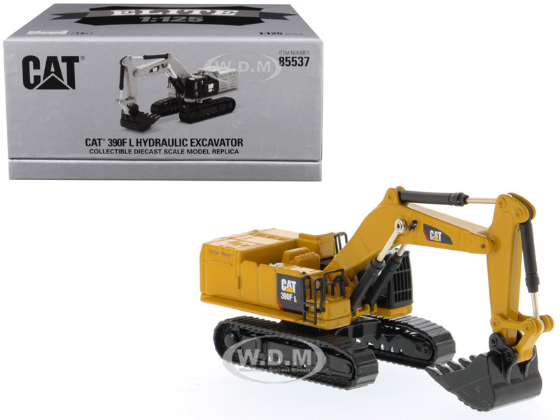 CAT Caterpillar 390F L Hydraulic Excavator "Elite Series" 1/125 Diecast Model by Diecast Masters diecast model