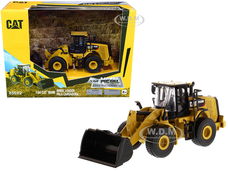 CAT Caterpillar 950M Wheel Loader "Play & Collect!" Series 1/64 Diecast Model by Diecast Masters diecast model