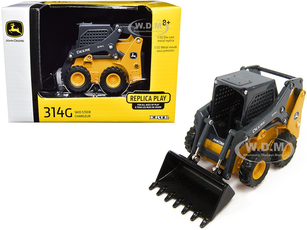 John Deere 314G Skid Steer Loader 1/32 Diecast Model by ERTL TOMY diecast model