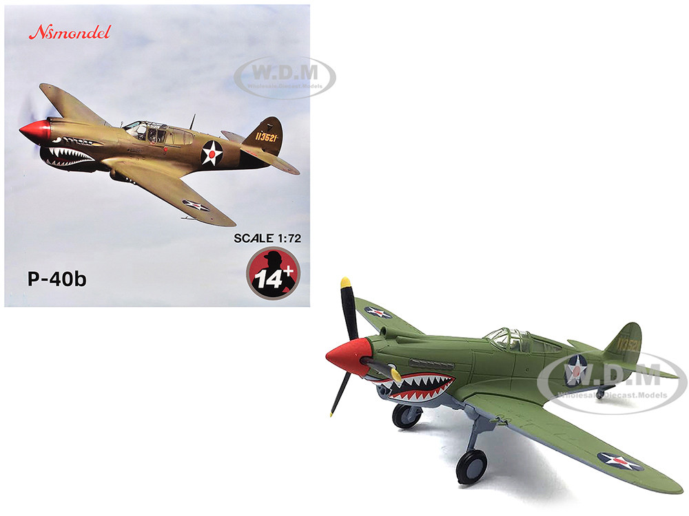 Curtiss P-40E Warhawk Fighter Aircraft "China-Burma-India Theater" (1942) United States Army Air Forces 1/72 Diecast Model Airplane diecast model