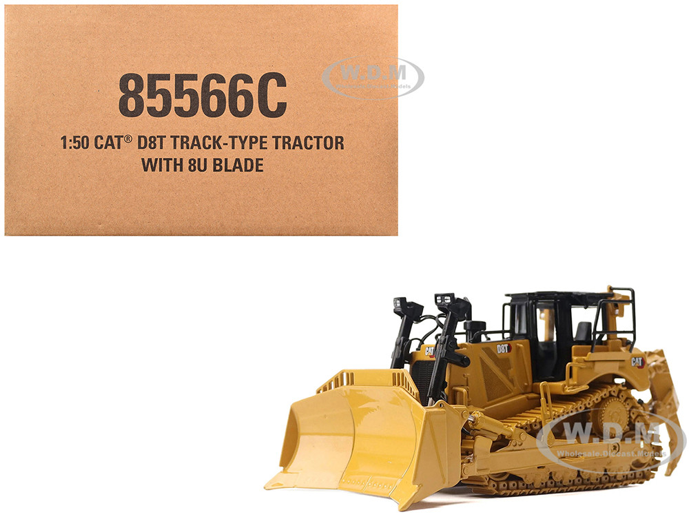 CAT Caterpillar D8T Track Type Tractor with 8U Blade and Operator "Core Classics" Series 1/50 Diecast Model by Diecast Masters diecast model
