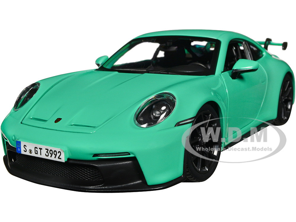 Porsche 911 GT3 Light Green 1/24 Diecast Model Car by Bburago diecast model