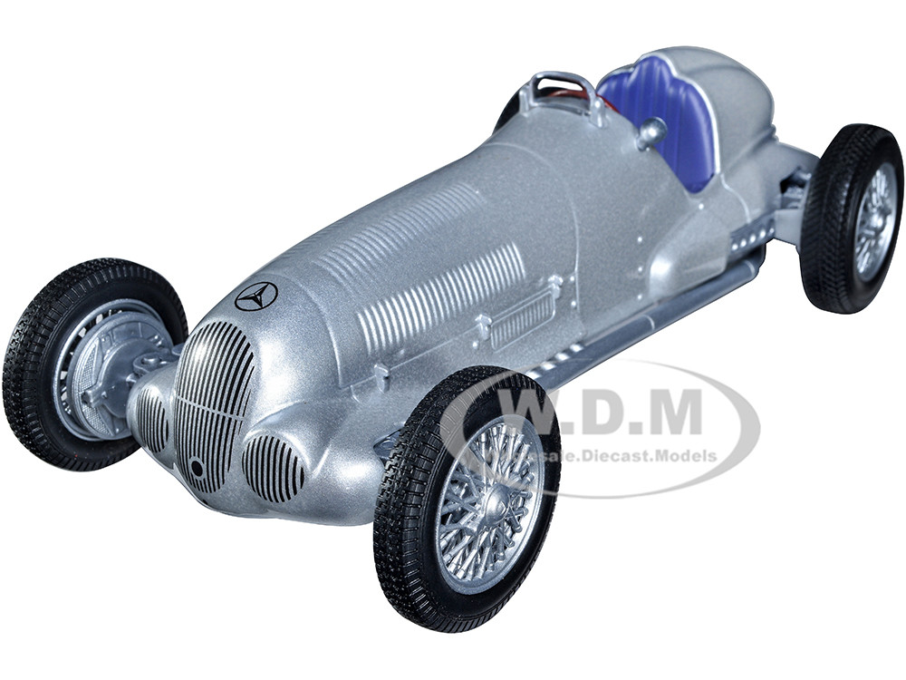 1937 Mercedes-Benz W125 Silver Metallic "NEX Models" Series 1/24 Diecast Model Car by Welly diecast model