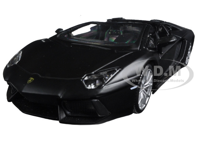 Lamborghini Aventador LP 700-4 Roadster Matt Black 1/24 Diecast Model Car  by Maisto diecast model
