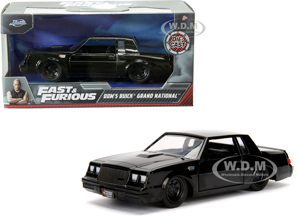 Dom's Buick Grand National Black "Fast & Furious" Movie 1/32 Diecast Model Car by Jada diecast model
