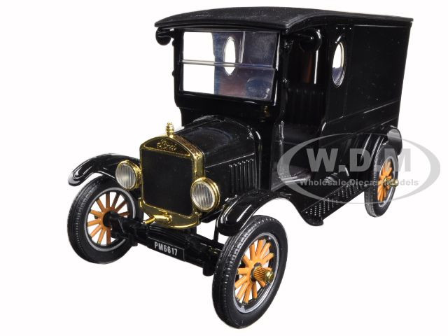 1925 Ford Model T Paddy Wagon Black 1/24 Diecast Model Car by Motormax diecast model