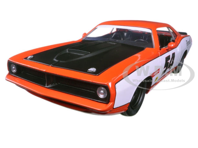 1973 Plymouth Barracuda #54 1/24 Diecast Model Car by Jada diecast model