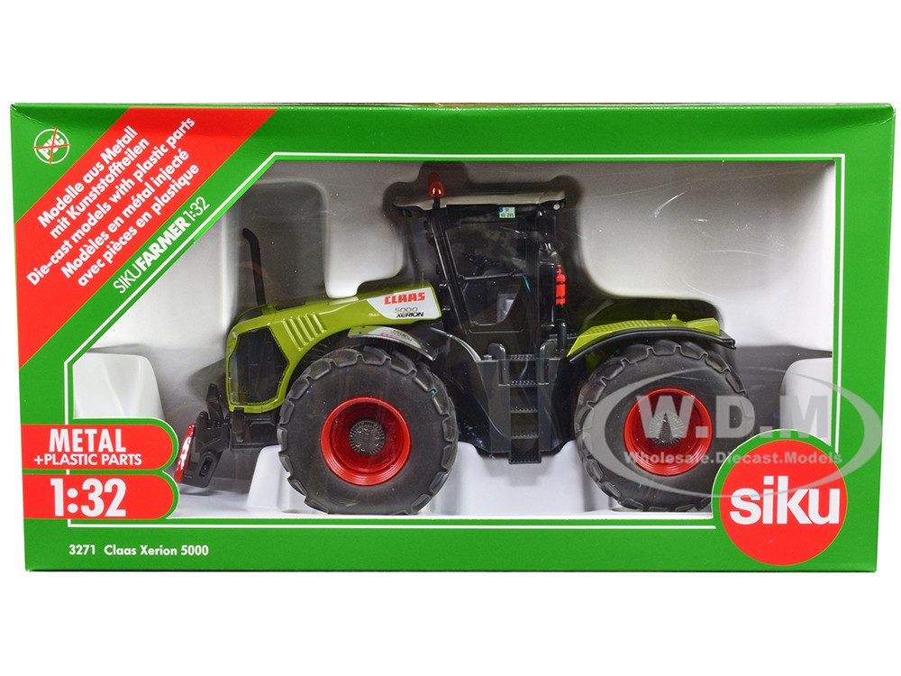 Claas 5000 Xerion Tractor Green with Gray Top 1/32 Diecast Model by Siku diecast model