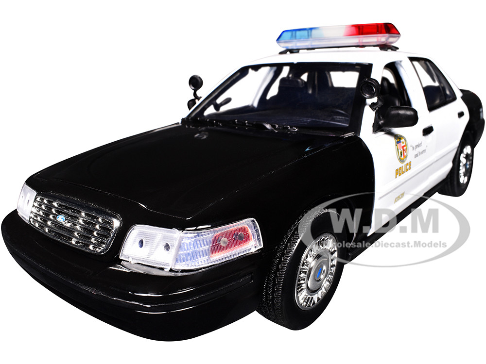 2001 Ford Crown Victoria Los Angeles Police Department LAPD Car 1/18 Diecast Car Model by Motormax diecast model