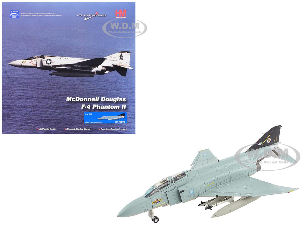 McDonnell Douglas F-4J(UK) Phantom II Fighter-Bomber Aircraft "ZE359, AF Wattisham, England" British Royal Air Force "Air Power Series" 1/72 Diecast Model by Hobby Master diecast model