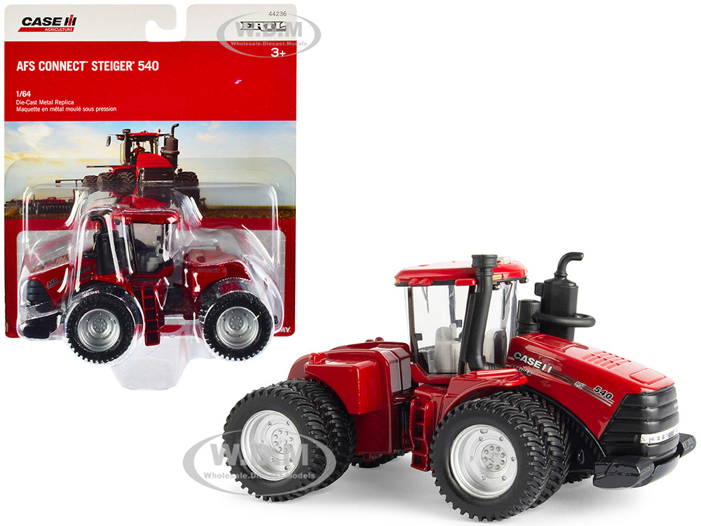 Case AFS Connect Steiger 540 Tractor with Dual Wheels Red "Case IH Agriculture" 1/64 Diecast Model by ERTL TOMY diecast model