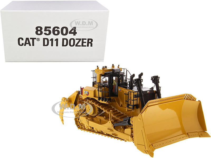 CAT Caterpillar D11 Fusion Track-Type Tractor Dozer with Operator "High Line" Series 1/50 Diecast Model  by Diecast Masters diecast model