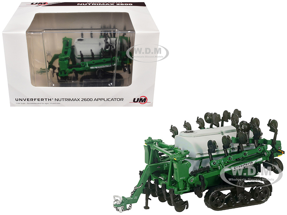 Unverferth NutriMax 2600 Applicator with Tracks Green 1/64 Diecast Model by SpecCast diecast model