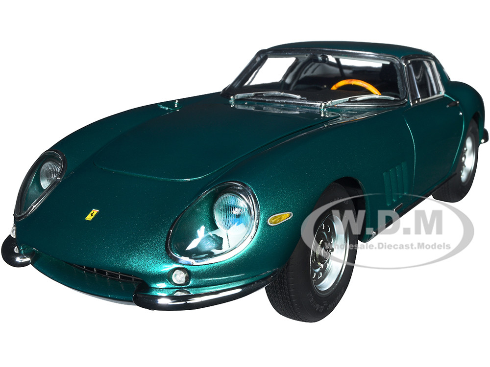 1966 Ferrari 275 GTB/C Verde Pino Green Metallic Limited Edition to 1000 pieces Worldwide 1/18 Diecast Model Car by CMC diecast model