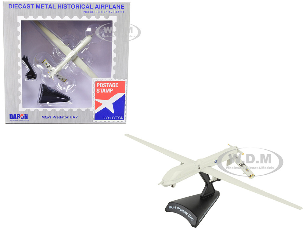 General Atomics MQ-1 Predator UAV Drone Aircraft "CIA - United States Air Force" 1/87 (HO) Diecast Model  by Postage Stamp diecast model
