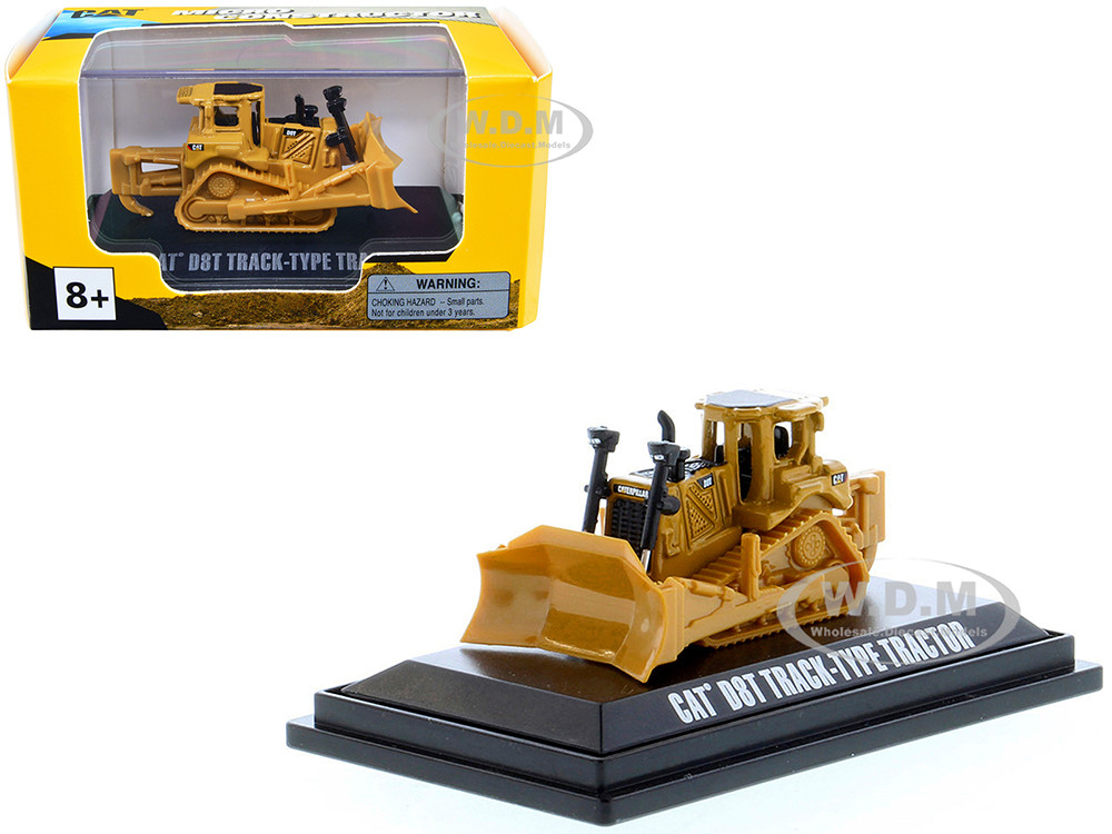 CAT Caterpillar D8T Track-Type Tractor Yellow "Micro-Constructor" Series Diecast Model by Diecast Masters diecast model