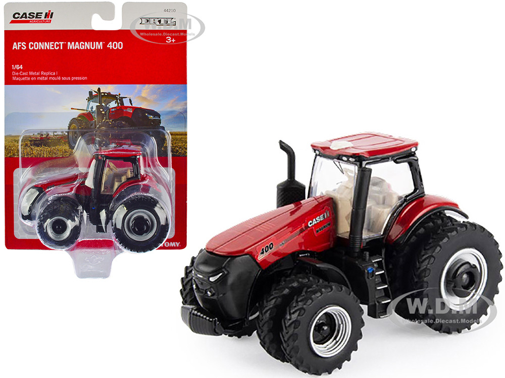Case IH AFS Connect Magnum 400 Tractor Red "Case IH Agriculture" 1/64 Diecast Model by ERTL TOMY diecast model